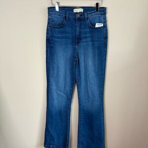 Current/Elliott NWT Size 26 Mid Rise Flare Jeans Medium Wash